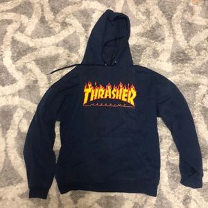 Thrasher Navy Hoodie
